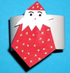 Rond de serviette Père Noël