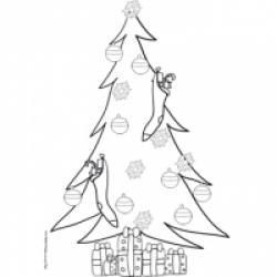 Coloriage arbre