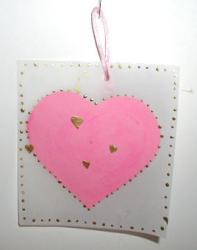 Carte Coeur En Papier Calque Decore Tete A Modeler