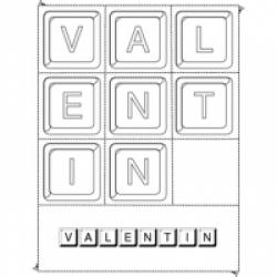 Activités pour jouer avec les prénoms à la lettre "V"