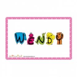 Jeu avec les prenoms avec un "W" 