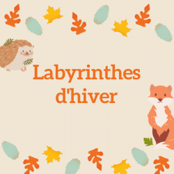 Des jeux de labyrinthe à imprimer sur le thème de l'automne, pour occuper les enfants pendant les vacances d'automnes et pour s'amuser. Le jeu est simple , il suffit de tracer le chemin d'un point à un autre selon la consigne donnée .