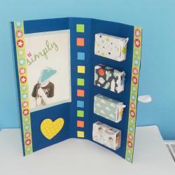 tuto pour bricoler avec les enfants un livre boîtes à surprises pour la Fête des pères
