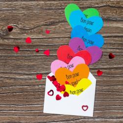 Vous cherchez un cadeau de dernière minute et avec peu de matériel pour la Fête des mères, la fête des pères, des grands-mères, des grands-pères, pour la saint valentin ou simplement pour faire un cadeau ? Alors ces bons sont parfaits ! Ils vous faudra ju