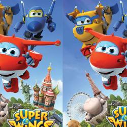 Un cahier d'activités avec des mots cachés, des labyrinthes et des jeux à imprimer gratuitement autour de la série Super Wings