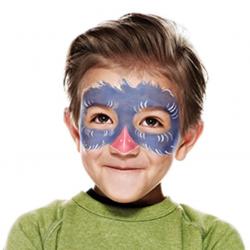 Tutoriel pour apprendre à maquiller son enfant en Perroquet