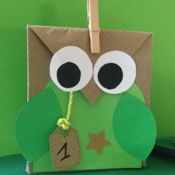Tuto pour apprendre à fabriquer des pochettes hiboux en kraft