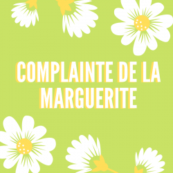Poème sur le theme de la marguerite ,Poesie illustrée à imprimer et à colorier