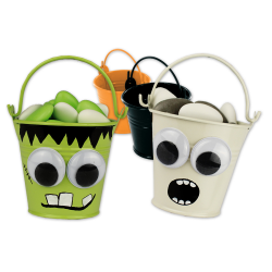 tuto pour bricoler avec les enfants un seau à bonbons d'Halloween
