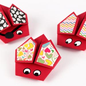 Coccinelles en Origami