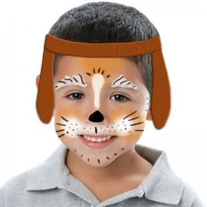 Maquillage tête de petit chien