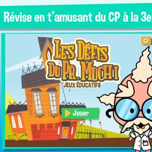Les défis en ligne du Professeur Muchi pour revoir les programmes scolaires