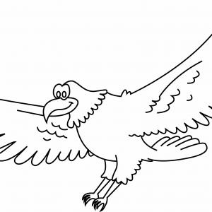 Aigle 01 - motif à imprimer
