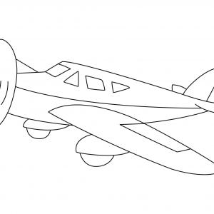 Avion Dessin Coloriage Avion Avec Tete A Modeler