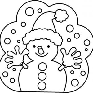 Coloriage Bonhomme De Neige Coloriages De Noel