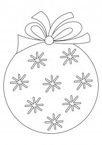 Coloriage Boule De Noël Tous Les Dessins De Tête à Modeler