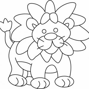 Coloriages Des Lions Et Des Lionnes Tete A Modeler