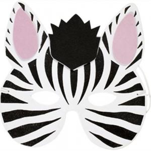 Un masque de zèbre à imprimer pour le Carnaval afin de pouvoir se déguiser en beau zèbre !