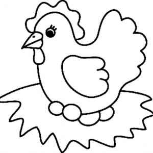 Dessin Poule Tous Nos Coloriages De Poules Avec Tete A Modeler