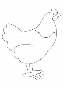 Dessin Poule Tous Nos Coloriages De Poules Avec Tete A Modeler