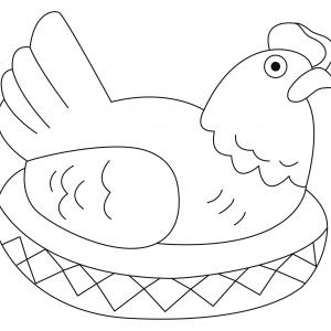 Dessin Poule Tous Nos Coloriages De Poules Avec Tete A Modeler