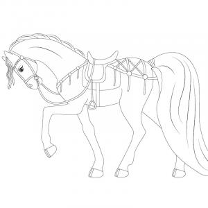 Coloriage Cheval Imprimez Votre Dessin De Cheval Avec Tete A Modeler