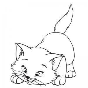 Coloriages Sur Les Chats De Toutes Sortes Coloriage Chat Tete A Modeler