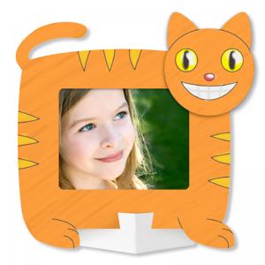 Coloriage de cadres photos en forme d’animaux