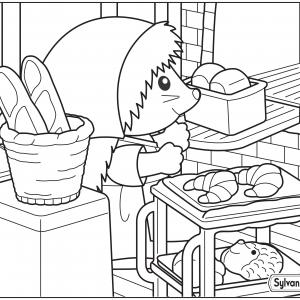 Maman hérisson prépare le pain pour les Sylvanian