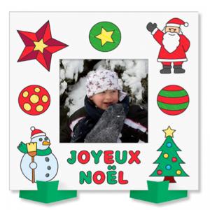 Coloriage de cadres photo Joyeux Noël