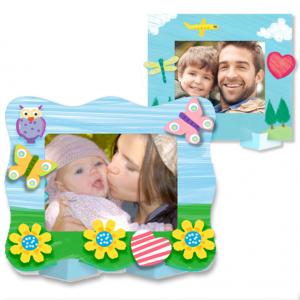 Coloriage d’un cadre photo personnalisable, cadre à personnaliser