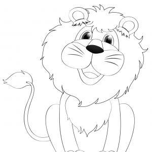 Coloriages Des Lions Et Des Lionnes Tete A Modeler