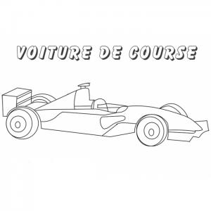 Coloriage Voiture De Course Tête à Modeler