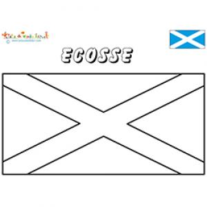 Coloriage Drapeau Royaume Unis