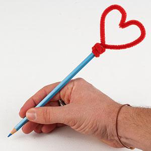 Embout de crayon coeur