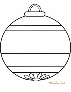 Coloriage Boule De Noel Tous Les Dessins De Tete A Modeler