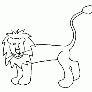 Coloriages Des Lions Et Des Lionnes Tête à Modeler