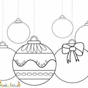 Coloriage Boule De Noel Tous Les Dessins De Tete A Modeler