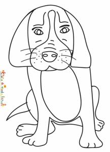 Coloriage Chien Et Dessin De Chien Avec Tête à Modeler