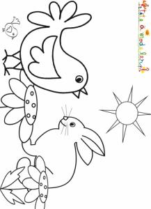 Coloriages Poussins Et Coloriages De Poules De Pâques Dessins De