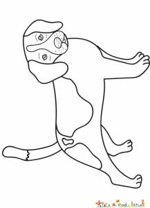 Coloriage Chien Et Dessin De Chien Avec Tête à Modeler