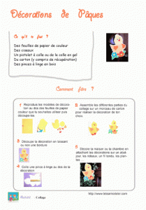 Décorations de Pâques - junior