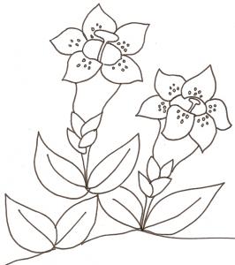 Coloriages Sur Les Fleurs Pour Enfant