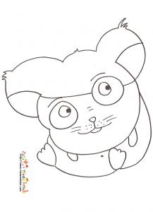 Coloriages D Animaux Trops Mignons Tete A Modeler