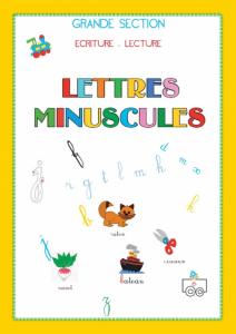 Imprimer la couverture pour le livre GS / CP sur les minuscules