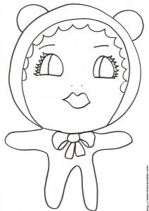 Coloriage de "Little Baby" bébé sage
