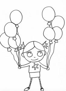 Coloriages D Une Fille Nommee Nana Tete A Modeler