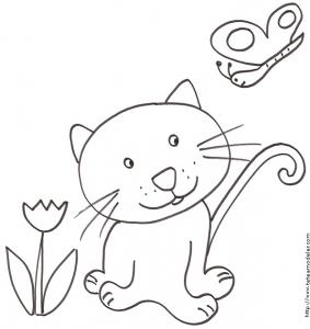 Coloriages Sur Les Chats De Toutes Sortes Coloriage Chat Tete A Modeler