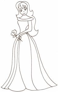 princesse à la fleur