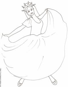 princesse : princesse qui danse seule